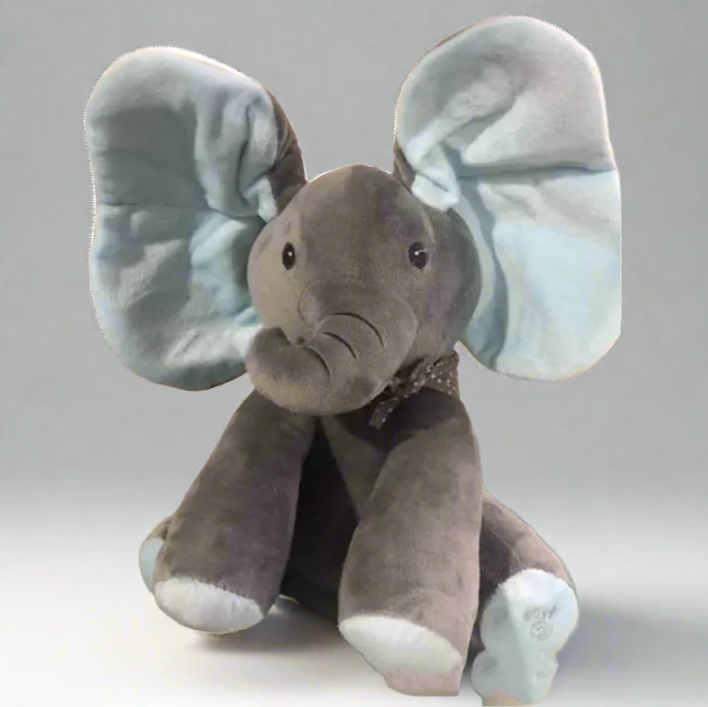Interactive Peek-A-Boo Elephant Plush Toy